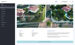 Screenshot of real estate agent proposal template