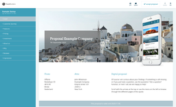 Screenshot of founders proposal template