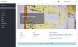 Screenshot of ux designer proposal template