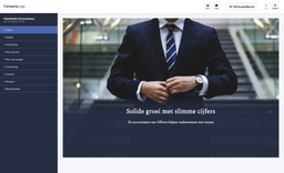 Schermafbeelding van accountants offerte template