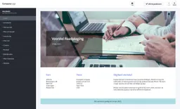 Schermafbeelding van consultant offerte template