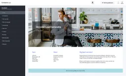 Schermafbeelding van online marketeer offerte template