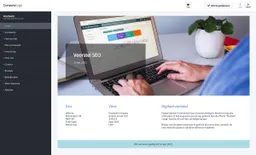 Schermafbeelding van marketeer offerte template