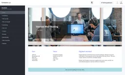 Schermafbeelding van hostingprovider offerte template