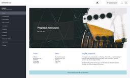 Screenshot of aerospace proposal example