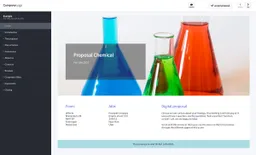Chemical example business proposal made with a proposal program