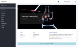 Collaboration example proposal made with proposal software