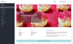 Confectionery example proposal made with Offorte