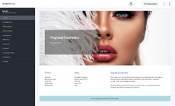 Screenshot of cosmetics proposal example