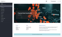 Screenshot of data visualization proposal example