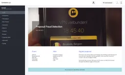 Fraud detection example business proposal made with a proposal application