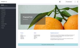 Screenshot of fruit proposal example