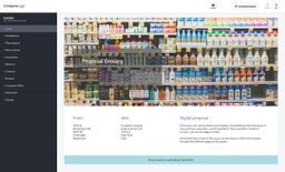 Screenshot of grocery proposal example