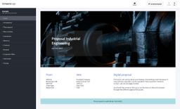 Industrial engineering example proposal made with a proposal tool