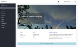 Intellectual-property example business proposal made with a proposal application