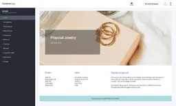 Jewelry example business proposal made with Offorte