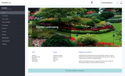 Schermafbeelding van landscaping offerte voorbeeld