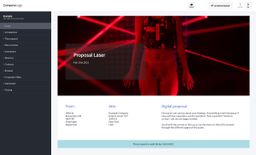Screenshot of laser proposal example