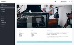 Management consulting example business proposal made with proposal software