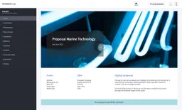 Marine technology example business proposal made with a proposal tool