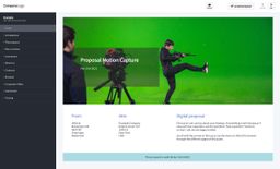 Screenshot of motion capture proposal example