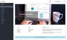 Screenshot of online portals proposal example