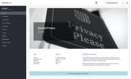 Privacy voorbeeld voorstel gemaakt met een offerte tool