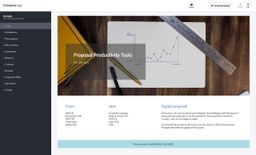 Screenshot of productivity tools proposal example