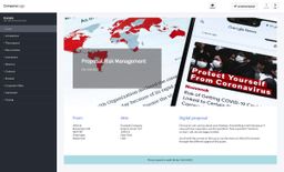 Screenshot of risk management proposal example