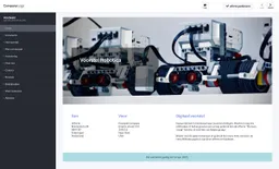 Schermafbeelding van robotica offerte voorbeeld