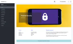 Screenshot of security proposal example