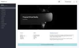 Screenshot of virtual reality proposal example