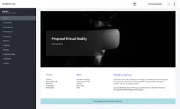 Virtual reality example quotation made with a proposal program